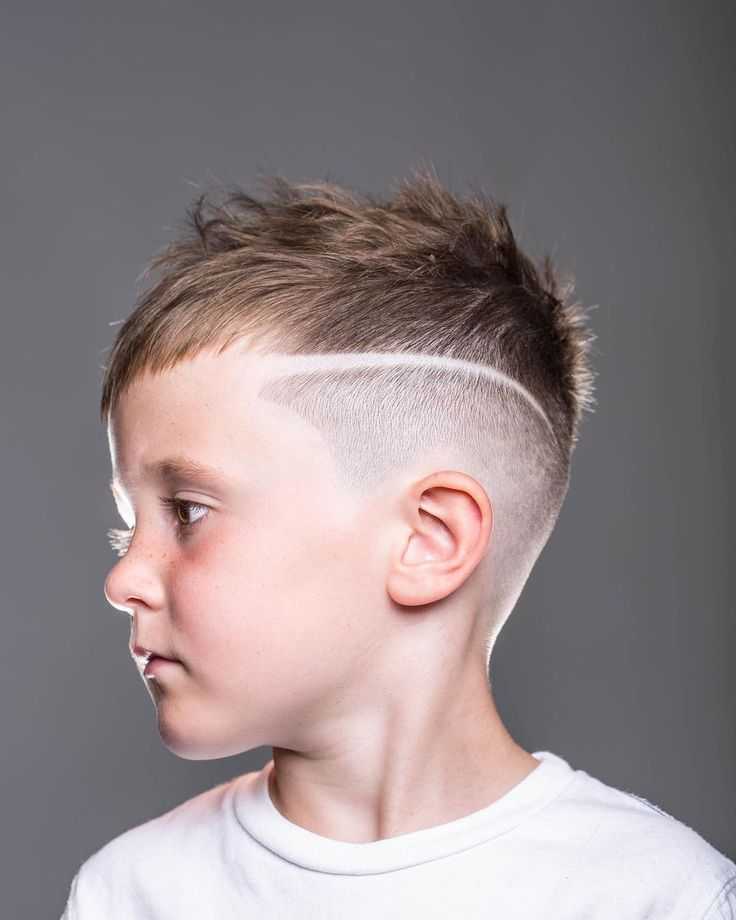 Стрижка итальянка для мальчика на короткие волосы