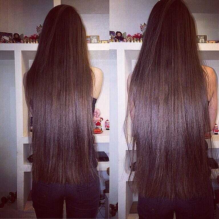 Как я отрастила длинные волосы до и после