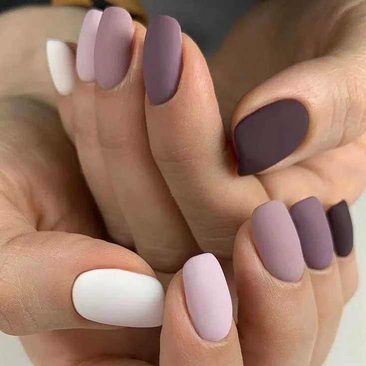 Дизайн ногтей матовый на короткие ногти фото