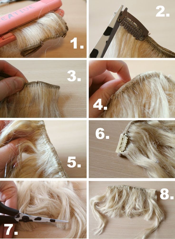 Как правильно ухаживать за натуральными волосами на заколках
