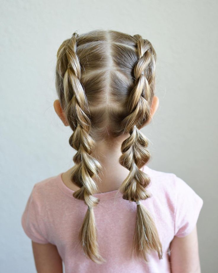 Школьные прически для девочек на длинные волосы фото