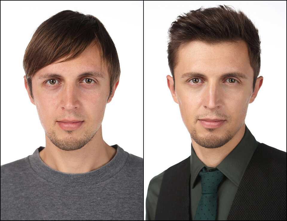 Как прическа меняет внешность до и после