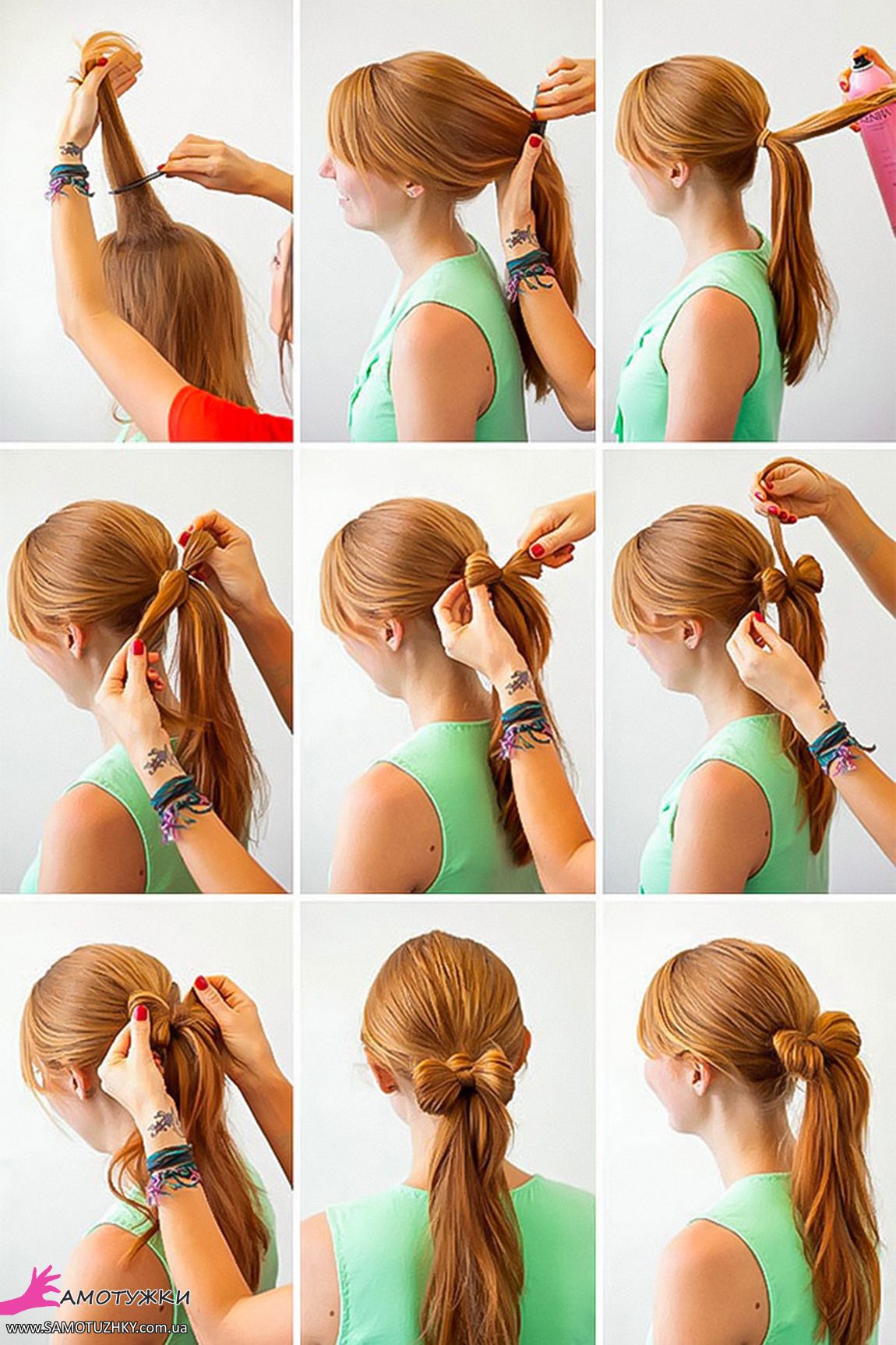 Как себе сделать прическу на длинный волос видеоролики