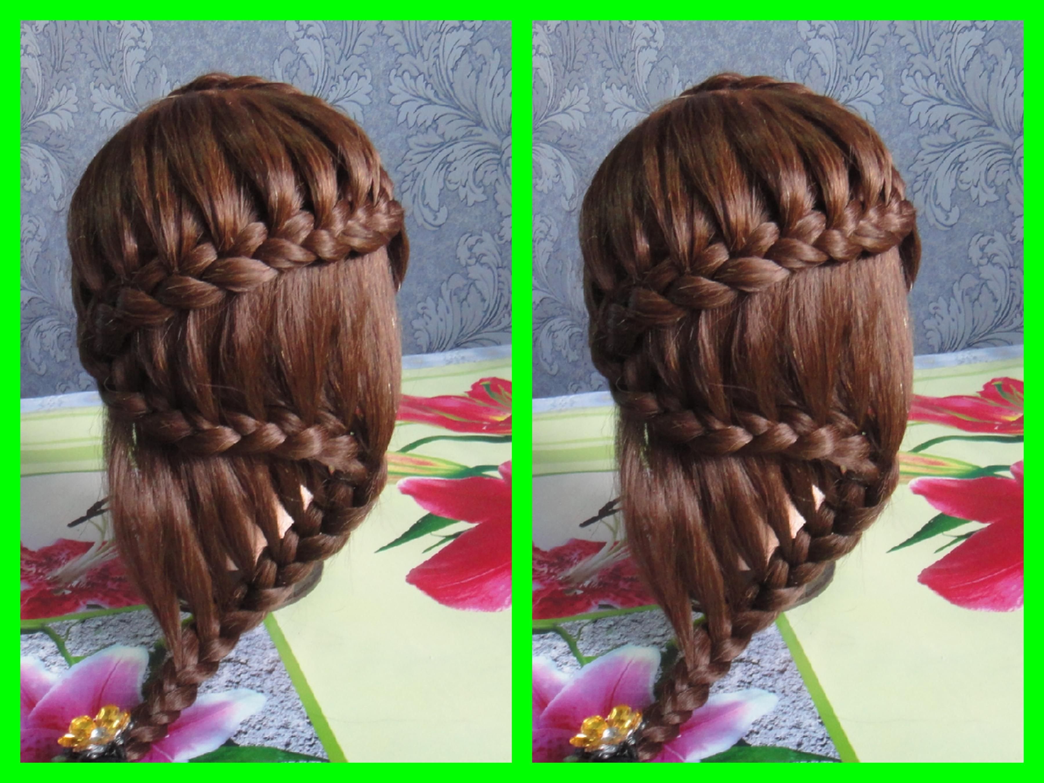 Плетение кос для девочек пошагово с фото