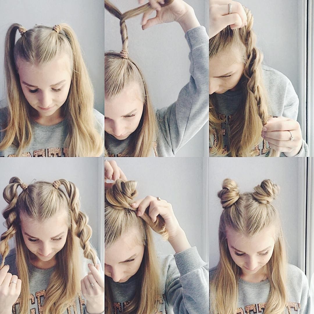 Какие можно сделать прически на длинные волосы в школу для подростков